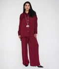 Flowy Edit Set Burgundy