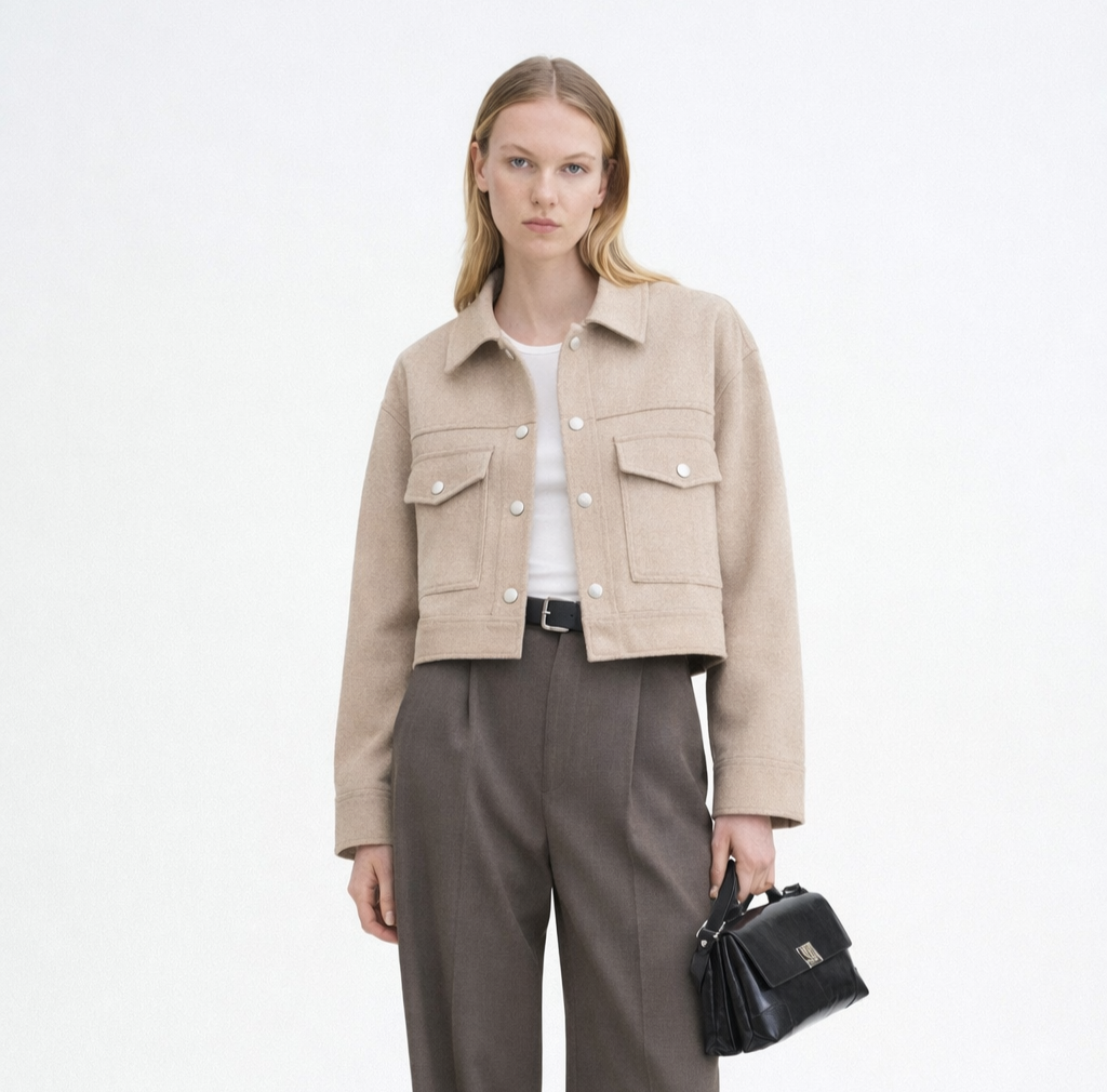 Sandstone Cropped jacket