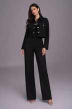 Noir Cropped Jacket
