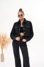 Noir Cropped Jacket