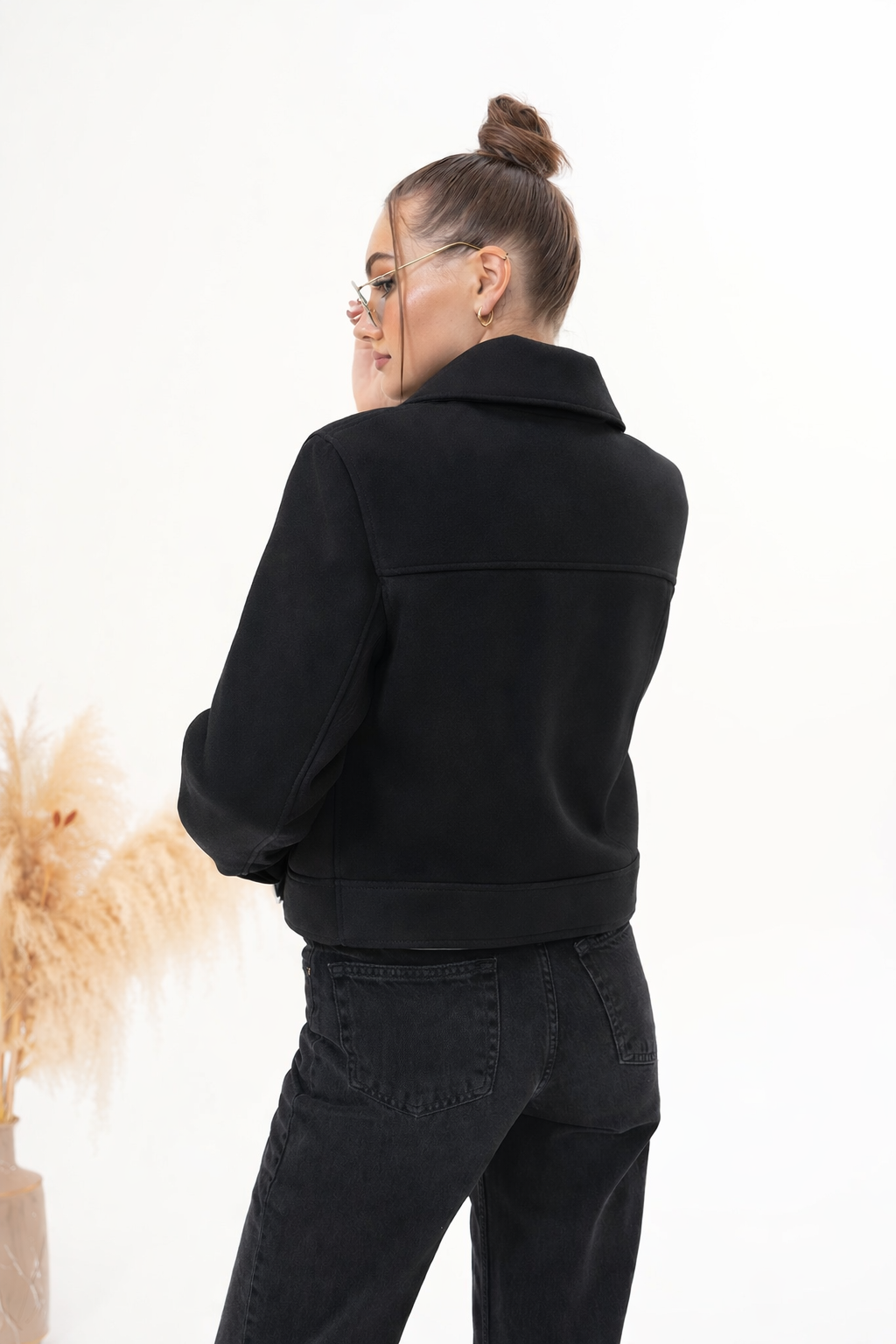 Noir Cropped Jacket
