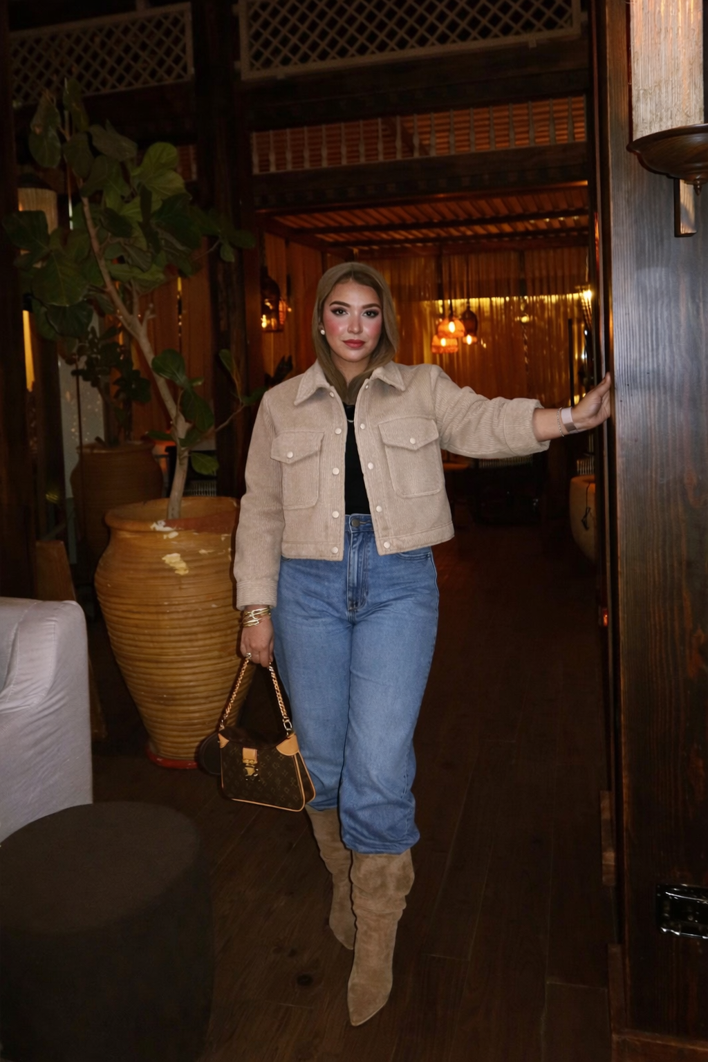 Sandstone Cropped jacket