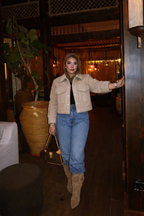 Sandstone Cropped jacket