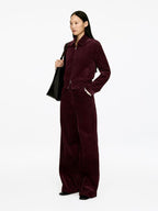 Zip Jacket & Wide-Leg Pants