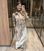 Sandstone Cropped jacket